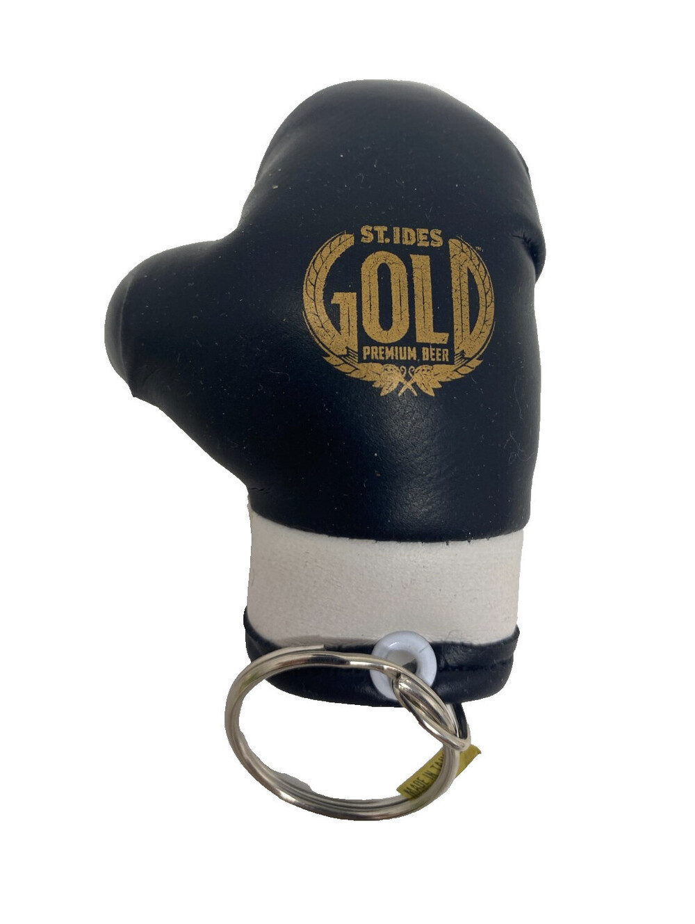 St. Ides Gold Premium Beer Mini Boxing Glove Keychain Promo Breweriana Hip Hop